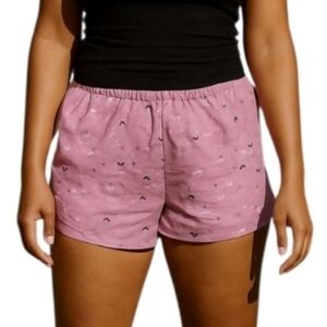 Pink Women's Hand Made Shorts